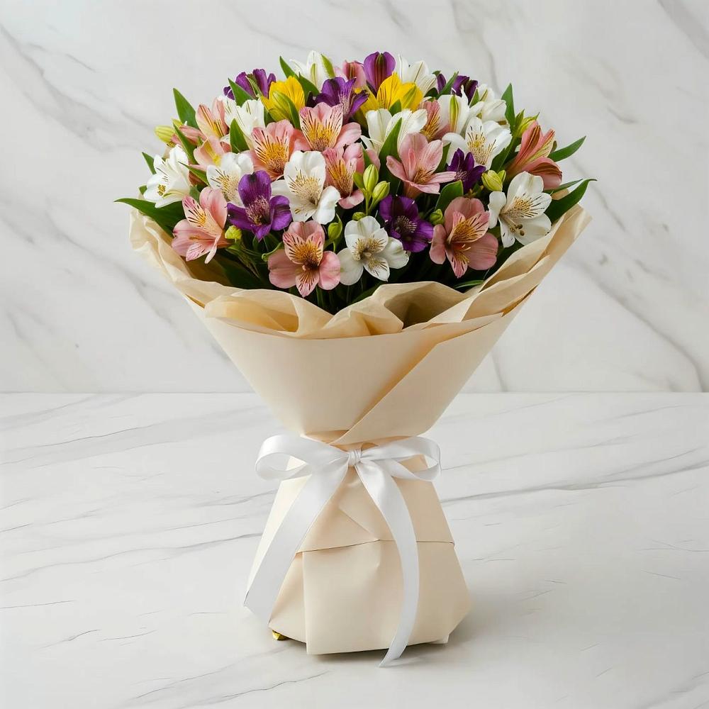 Букет цветов из: Альстромерии в Бегуницы