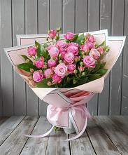 Букет Розовый кустик в Бегуницы
