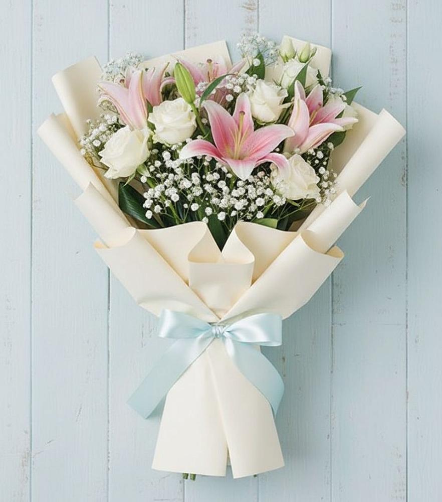 Букет цветов из: Лилии в Бегуницы