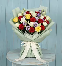 Букет цветов из:  Розы #REPLACE_PRED# Бегуницы