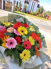 Букет цветов из:  Герберы #REPLACE_PRED# Бегуницы