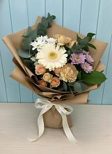 Букет цветов из:  Герберы и Хризантемы в Бегуницы