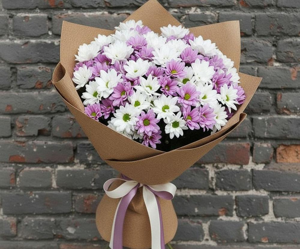 Букет цветов из: Хризантемы в Бегуницы