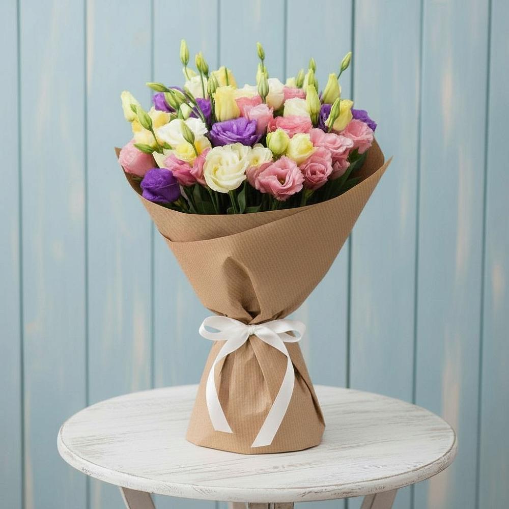 Букет цветов из: Лизиантусы в Бегуницы