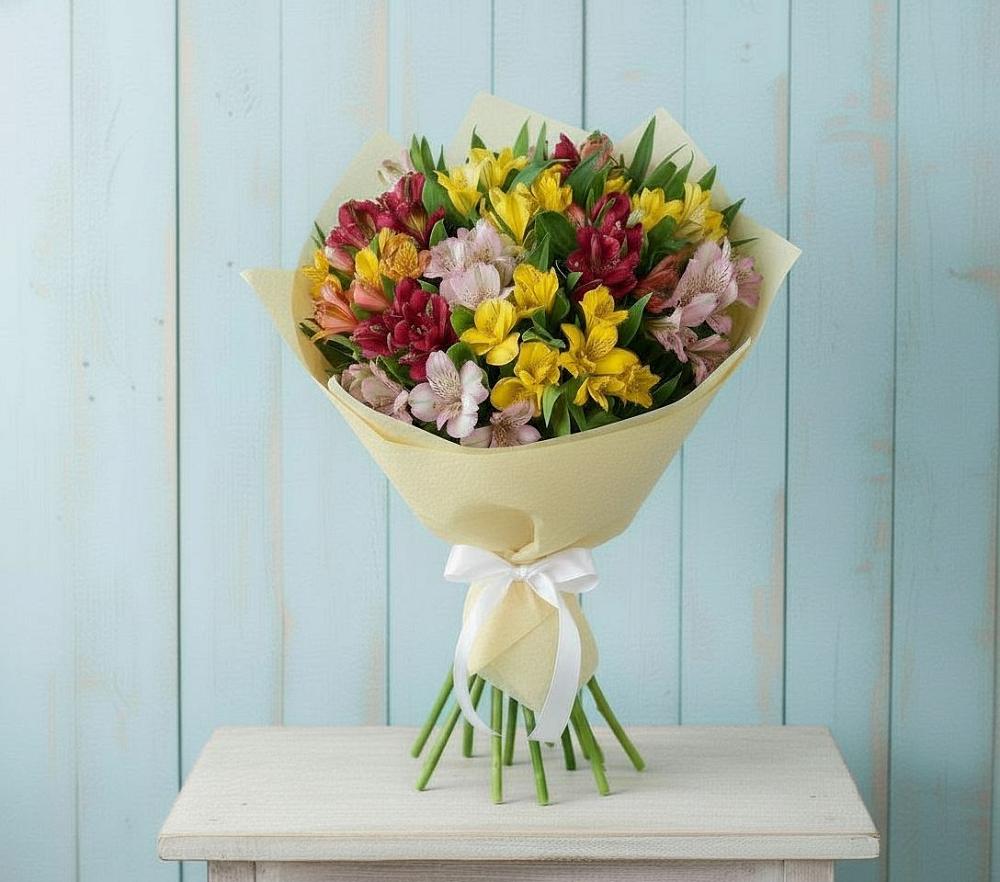 Букет цветов из: Альстромерии в Бегуницы